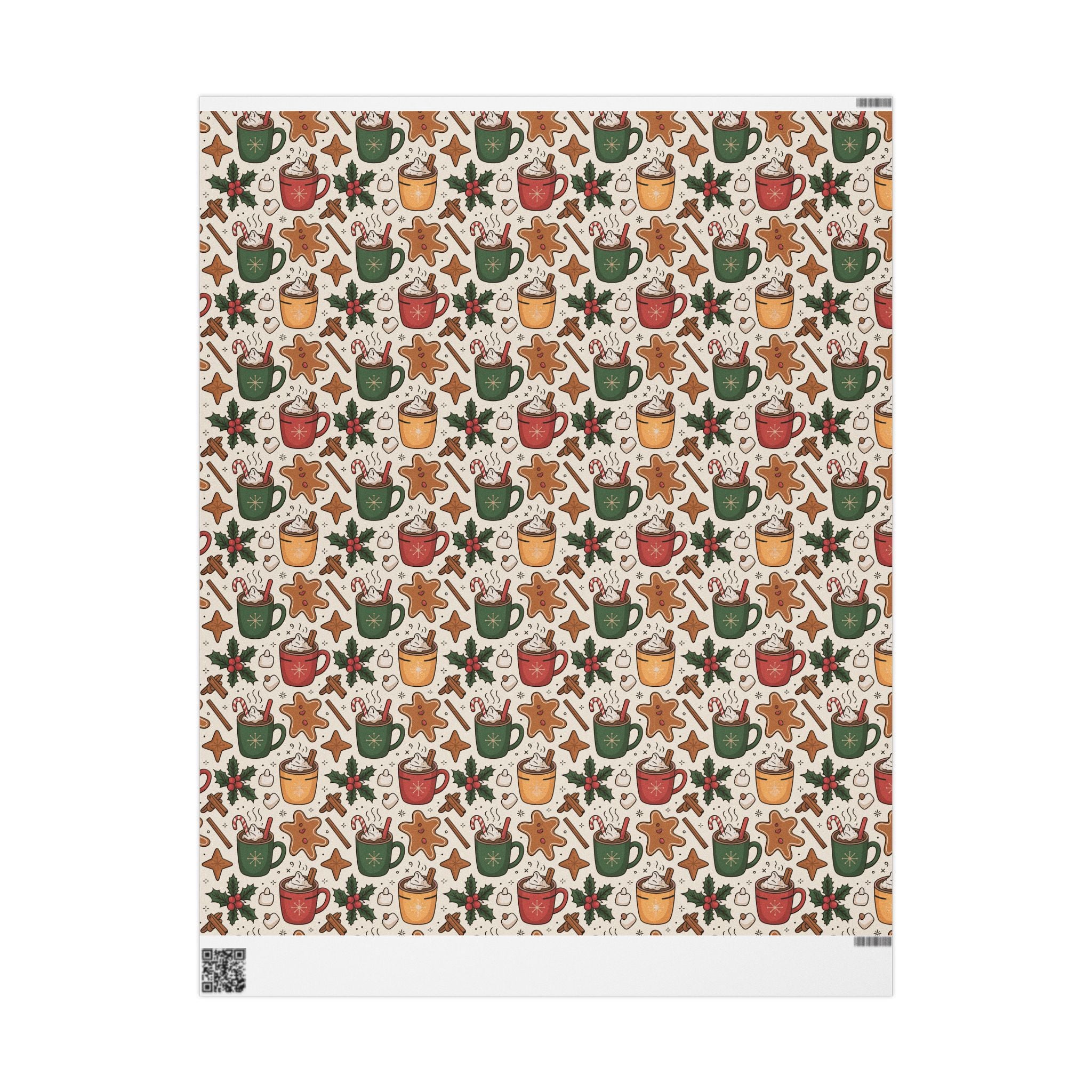 Christmas Themed Wrapping Paper - Festive Holiday Gift Wrap, Cute Wrapping Paper for Birthdays, Special Occasions, Eco-Friendly Options