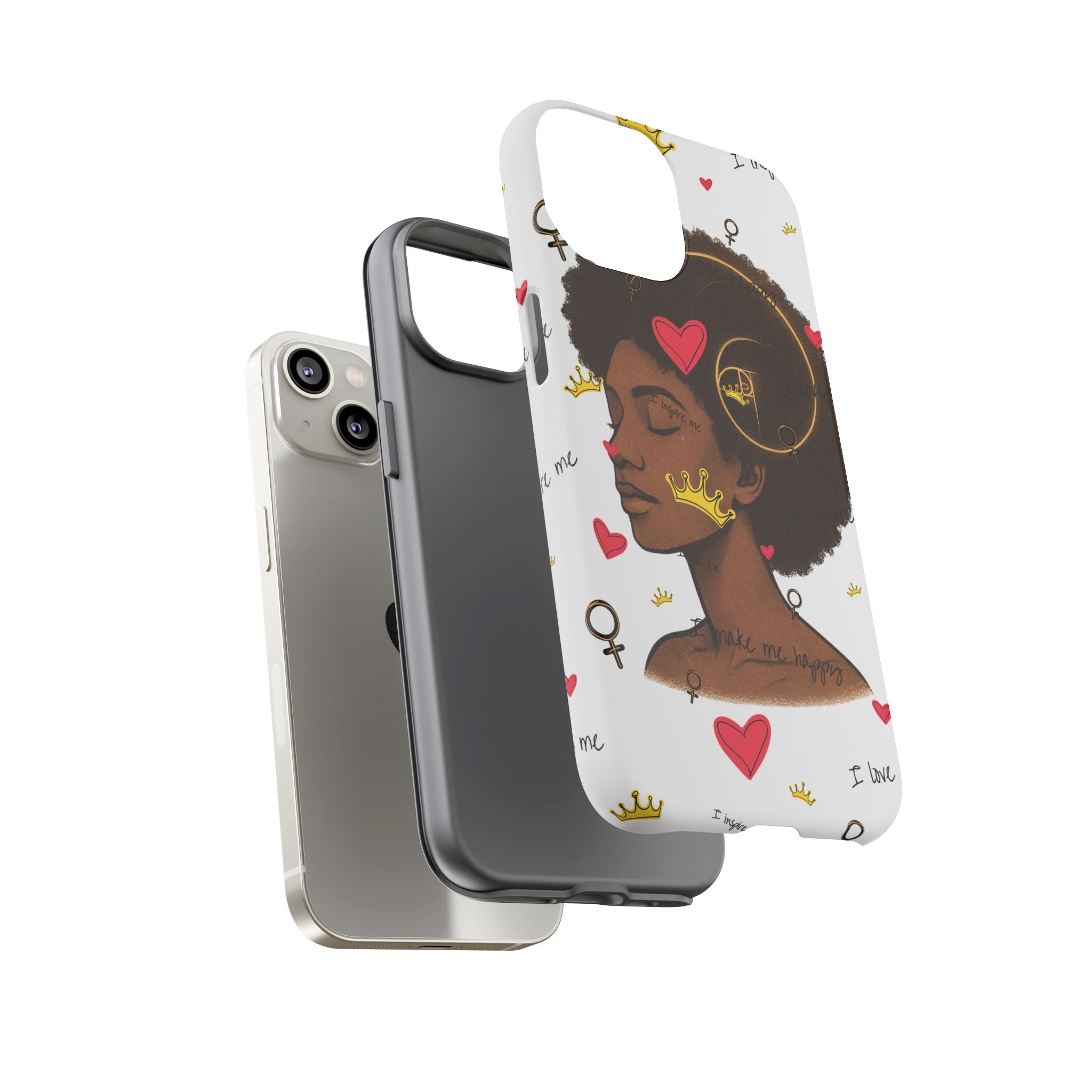 Empowering Phone Case, Inspirational Phone Cover, Unique Gift for Friends, Self-Love Affirmation, Affirmation Case