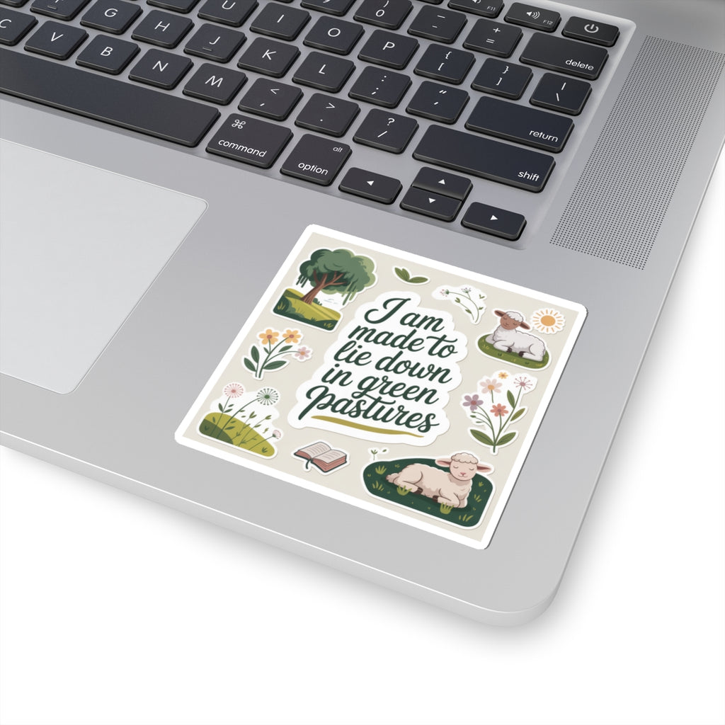 Nature-Inspired Kiss-Cut Stickers, Aesthetic Vinyl Decals for Laptops, Journals, Gifts, Botanical Art, Inspirational Quotes