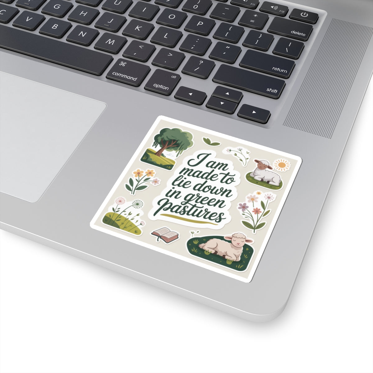 Nature-Inspired Kiss-Cut Stickers, Aesthetic Vinyl Decals for Laptops, Journals, Gifts, Botanical Art, Inspirational Quotes