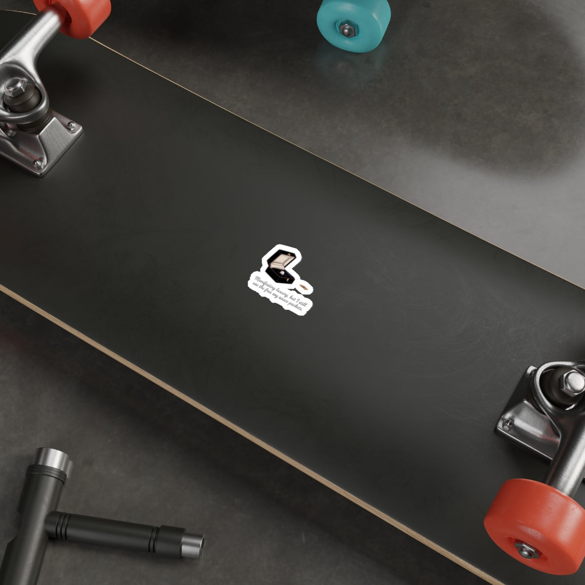 Manifesting Luxury Die-Cut Stickers - Perfect for Laptop, Journals & Decor