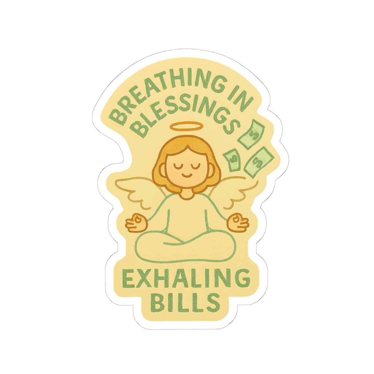 Whimsical Quotes Kiss-Cut Stickers for Positive Vibes