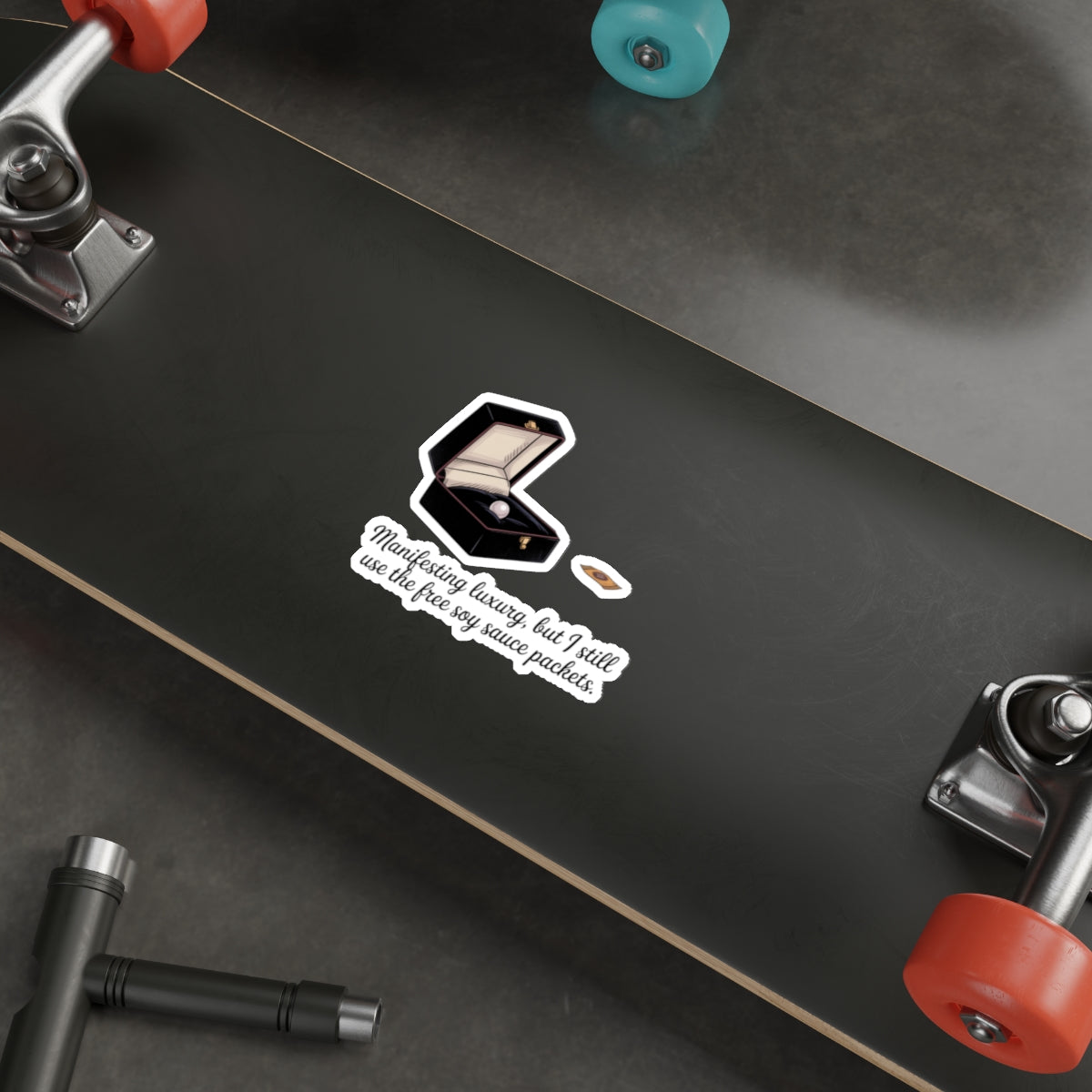 Manifesting Luxury Die-Cut Stickers - Perfect for Laptop, Journals & Decor