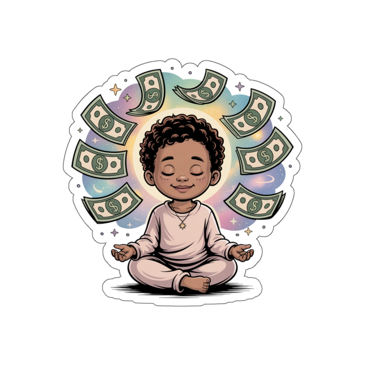 Mindful Wealth Die-Cut Stickers