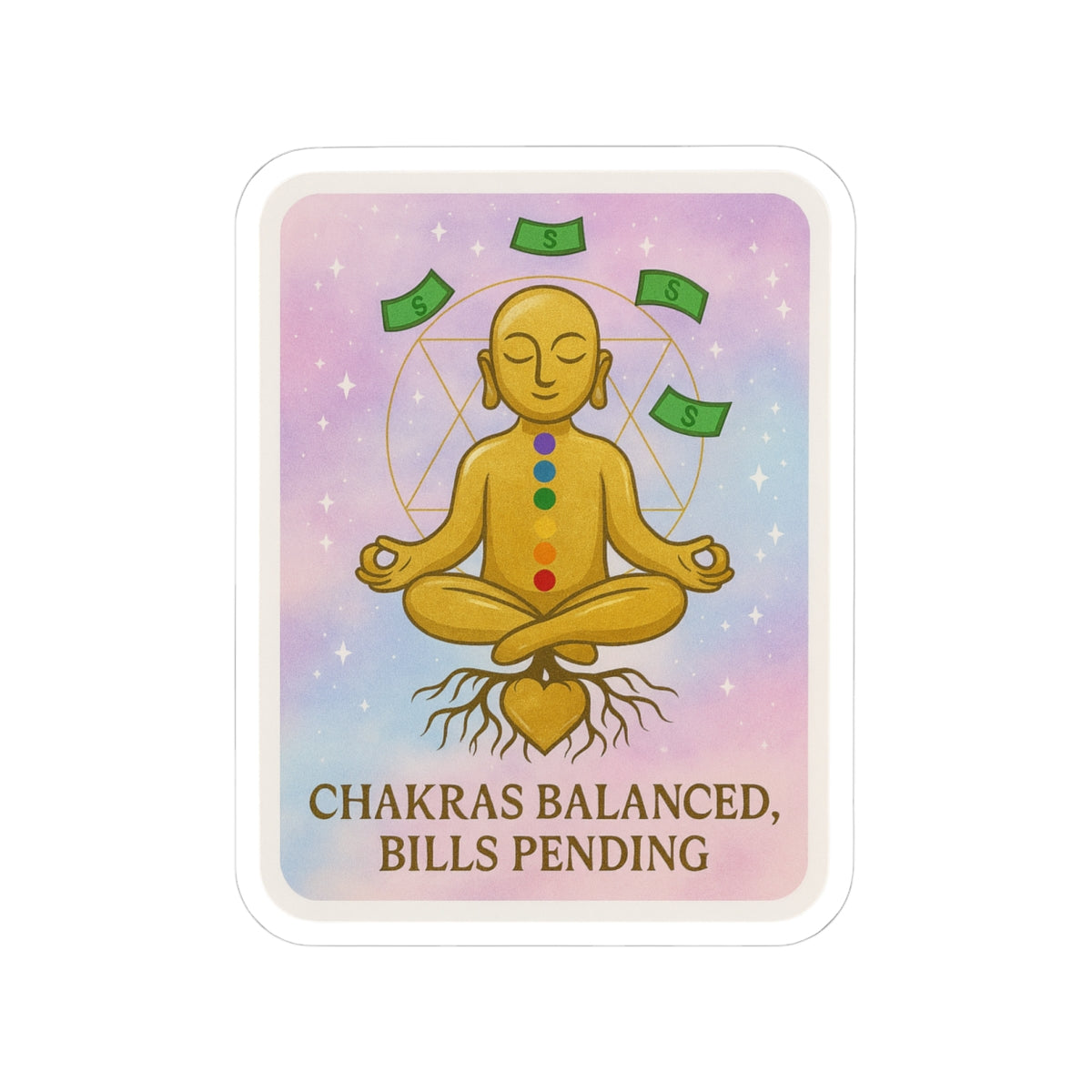 Still Growing Kiss-Cut Stickers - Inspirational Growth Decor