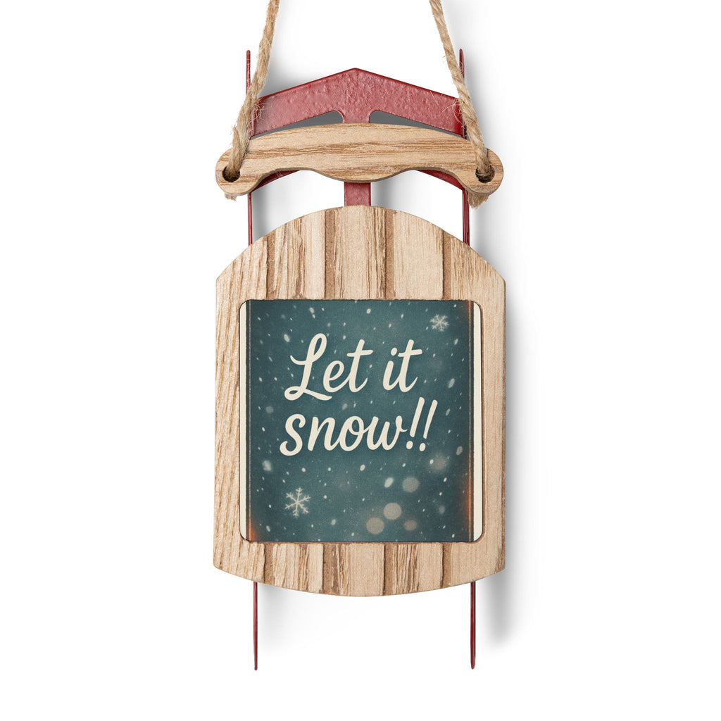 Sled Ornaments