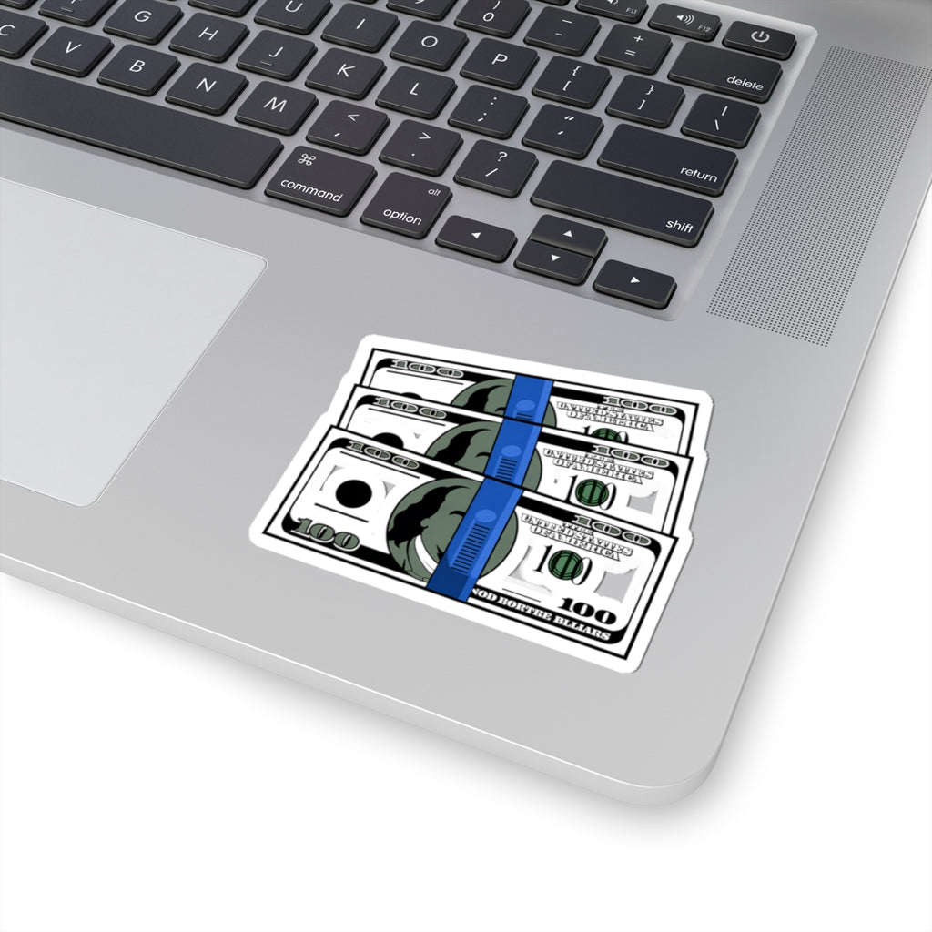 Money-Themed Kiss-Cut Stickers for Laptops, Notebooks, Gifts, Motivation, Party Favors, Financial Goals