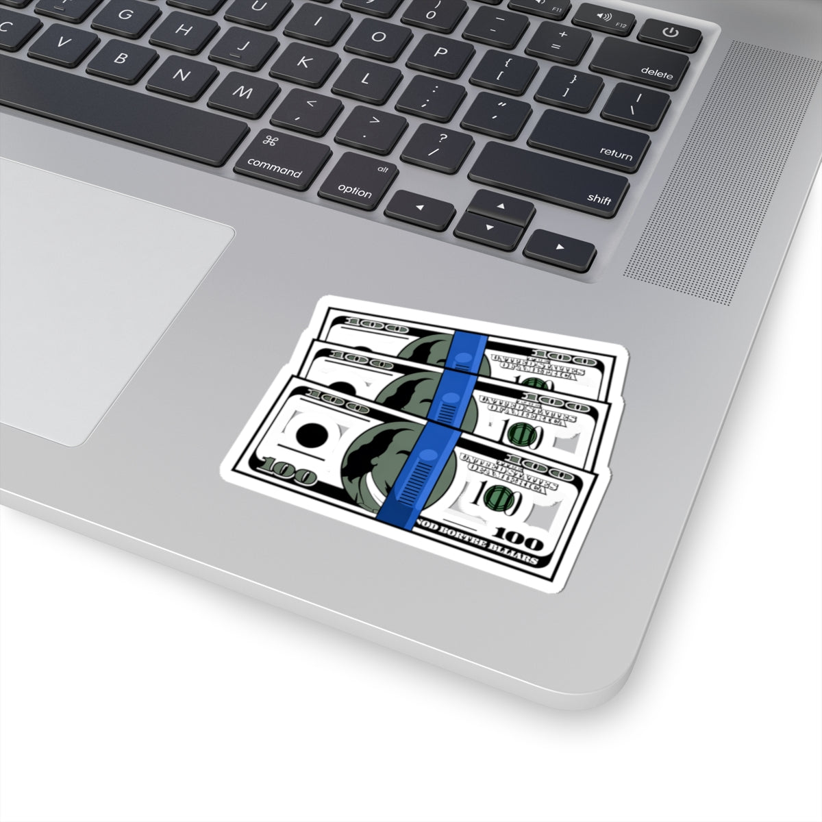 Money-Themed Kiss-Cut Stickers for Laptops, Notebooks, Gifts, Motivation, Party Favors, Financial Goals