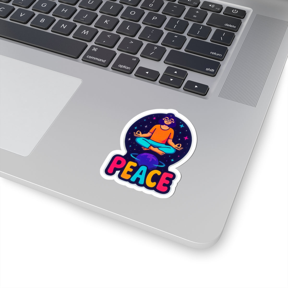 Vibrant Peace Meditation Stickers for Personal Expression