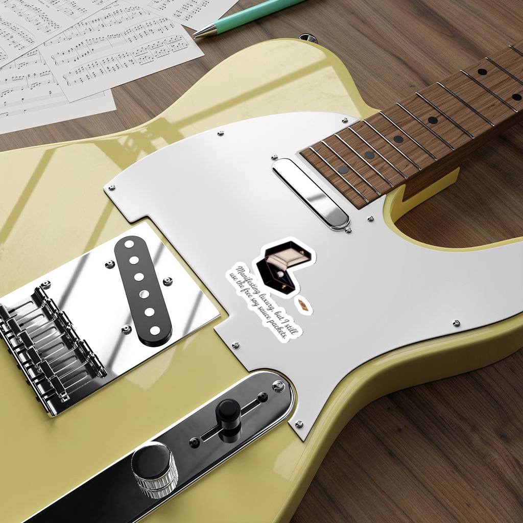 Manifesting Luxury Die-Cut Stickers - Perfect for Laptop, Journals & Decor