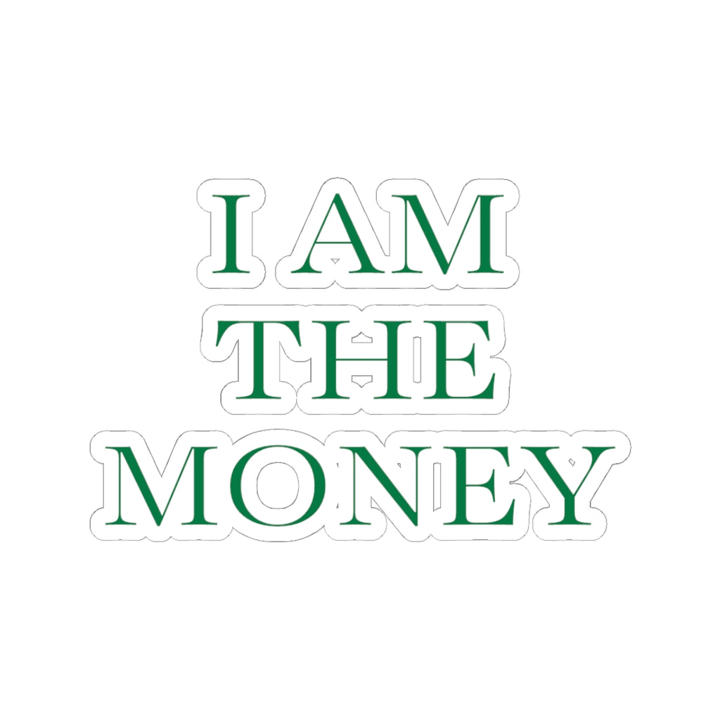 Bold Money Statement Kiss-Cut Stickers, Motivational Stickers for Laptops, Office Decor, Gift for Entrepreneurs, Self-Motivation [...]