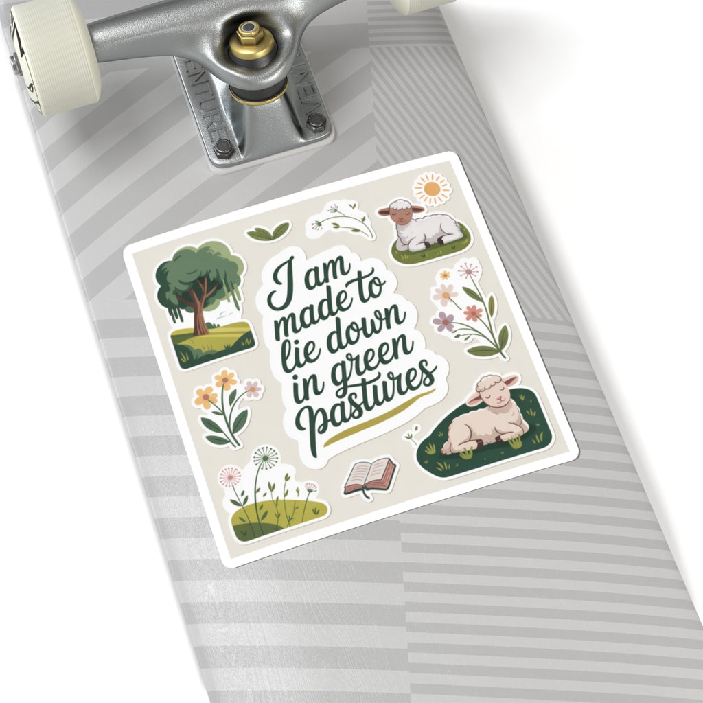 Nature-Inspired Kiss-Cut Stickers, Aesthetic Vinyl Decals for Laptops, Journals, Gifts, Botanical Art, Inspirational Quotes