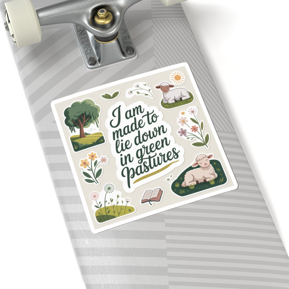 Nature-Inspired Kiss-Cut Stickers, Aesthetic Vinyl Decals for Laptops, Journals, Gifts, Botanical Art, Inspirational Quotes