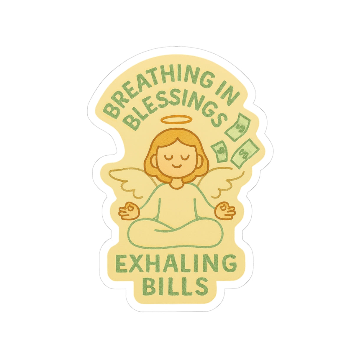 Whimsical Quotes Kiss-Cut Stickers for Positive Vibes