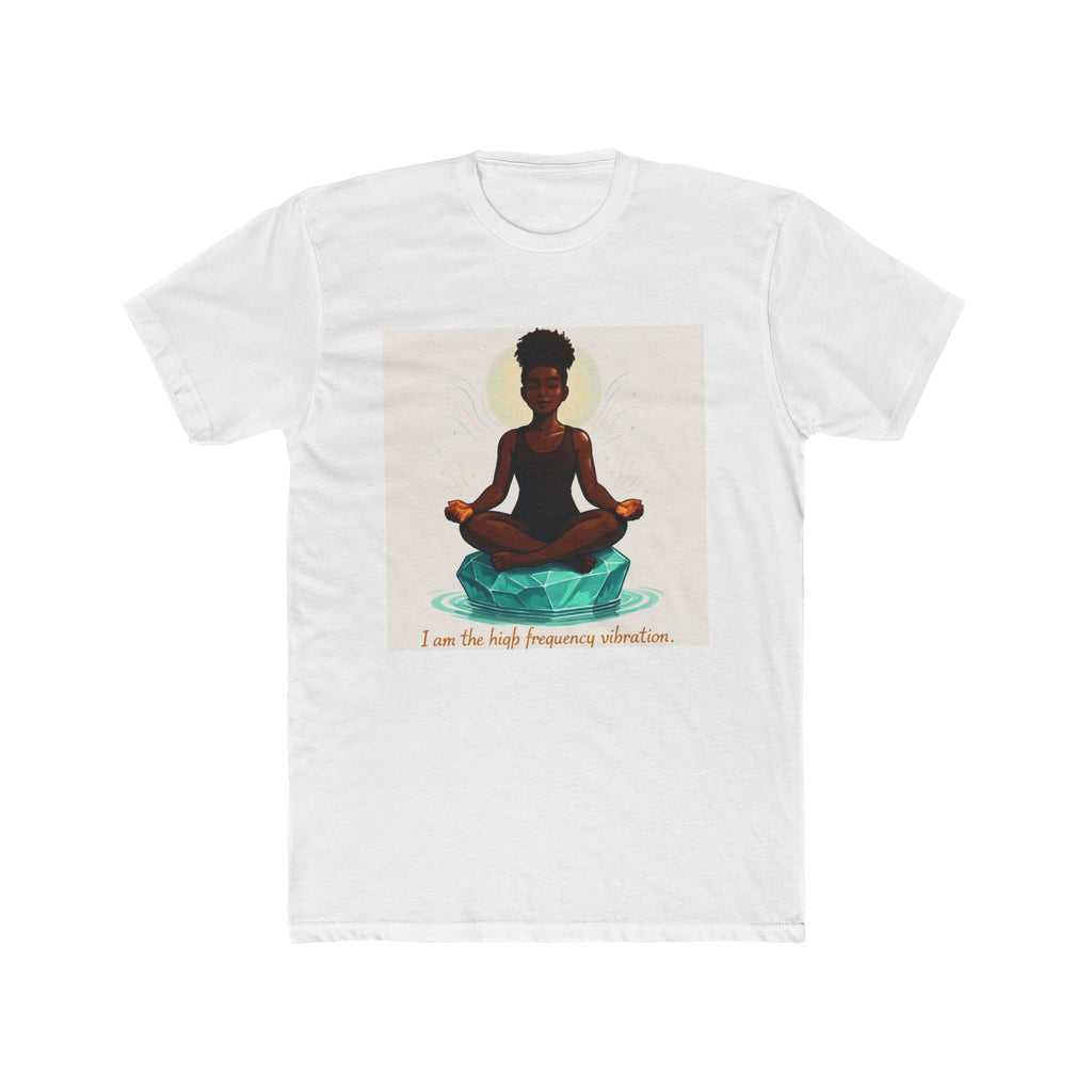 Meditation Inspiration Tee, Unisex Relaxed Cotton Crew T-Shirt, Mindfulness Gift, Yoga Apparel, Spiritual Shirt, Self-Care Reminder