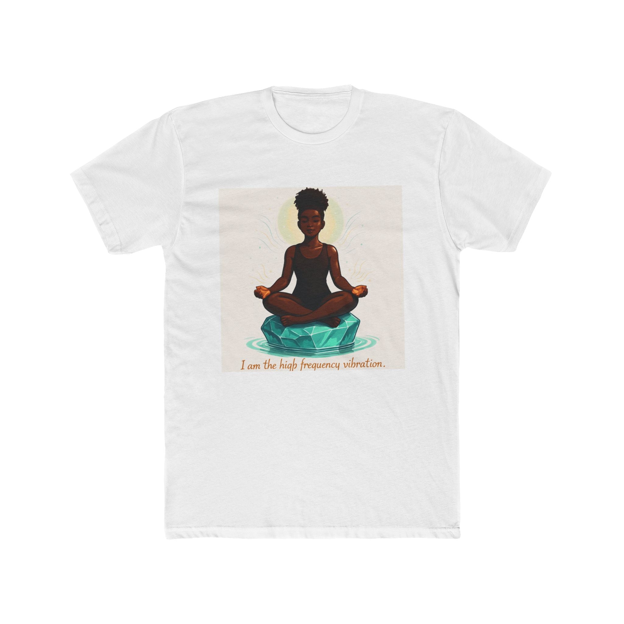 Meditation Inspiration Tee, Unisex Relaxed Cotton Crew T-Shirt, Mindfulness Gift, Yoga Apparel, Spiritual Shirt, Self-Care Reminder