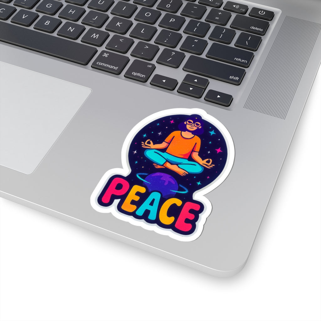 Vibrant Peace Meditation Stickers for Personal Expression
