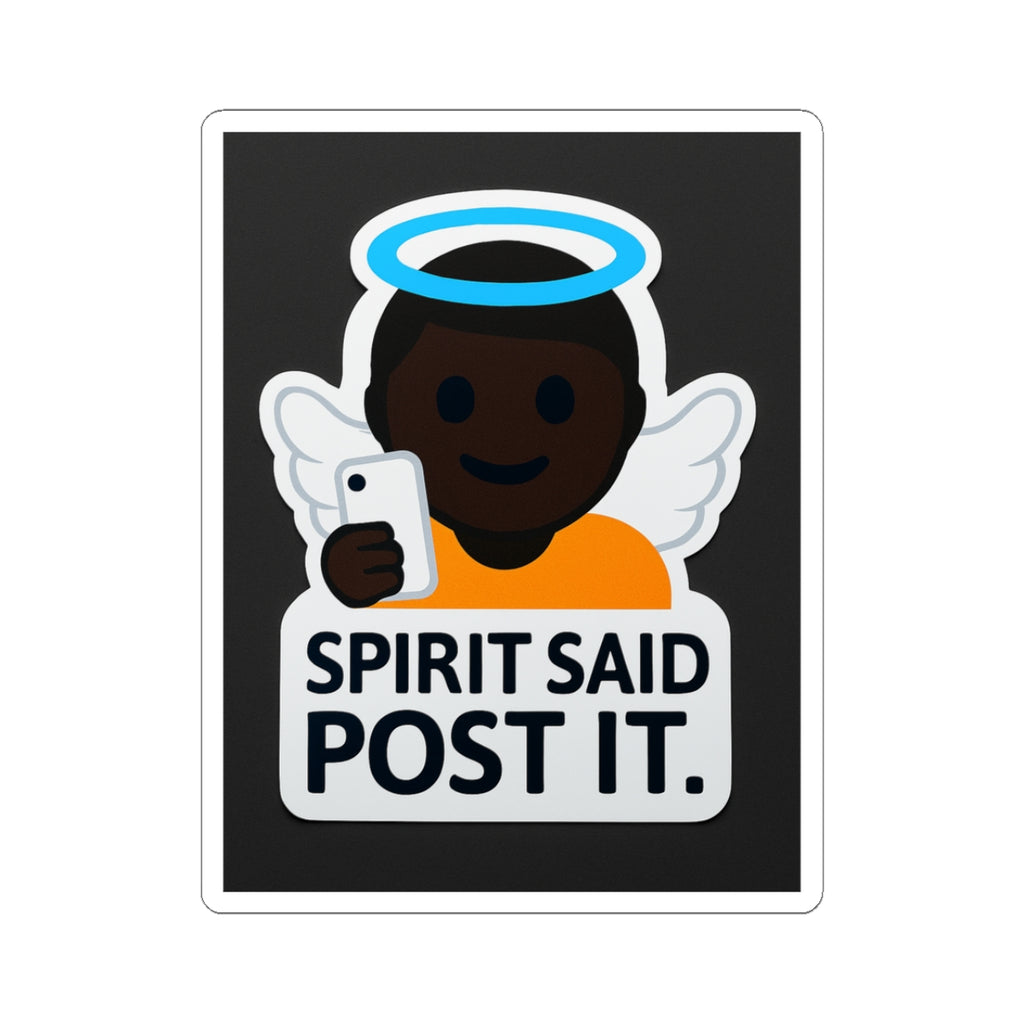 Spirit Said Post It Kiss-Cut Stickers - Fun and Motivational Decals for Daily Inspiration