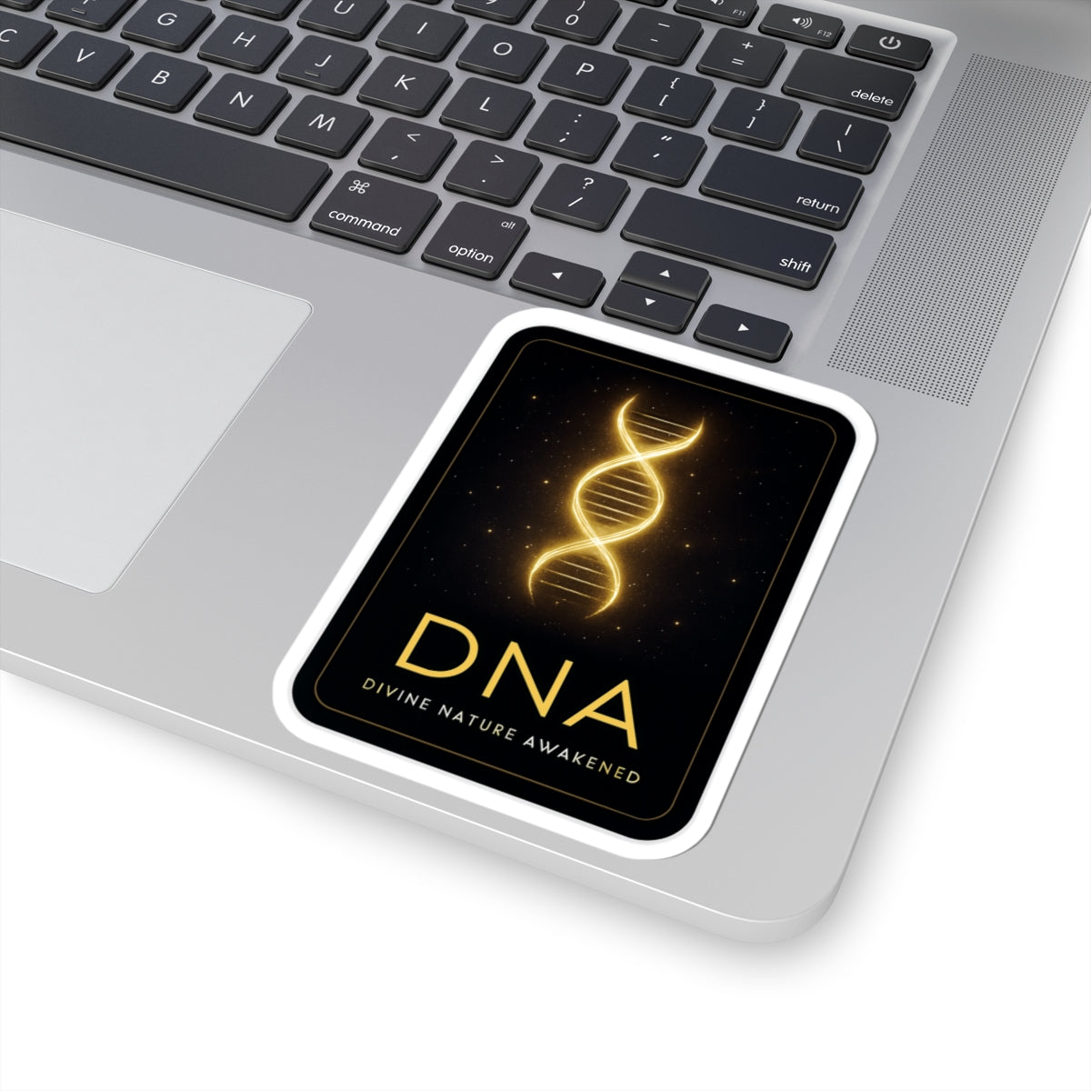 Divine Nature Awakened DNA Stickers - Inspirational Kiss-Cut Decals for Laptops & Journals