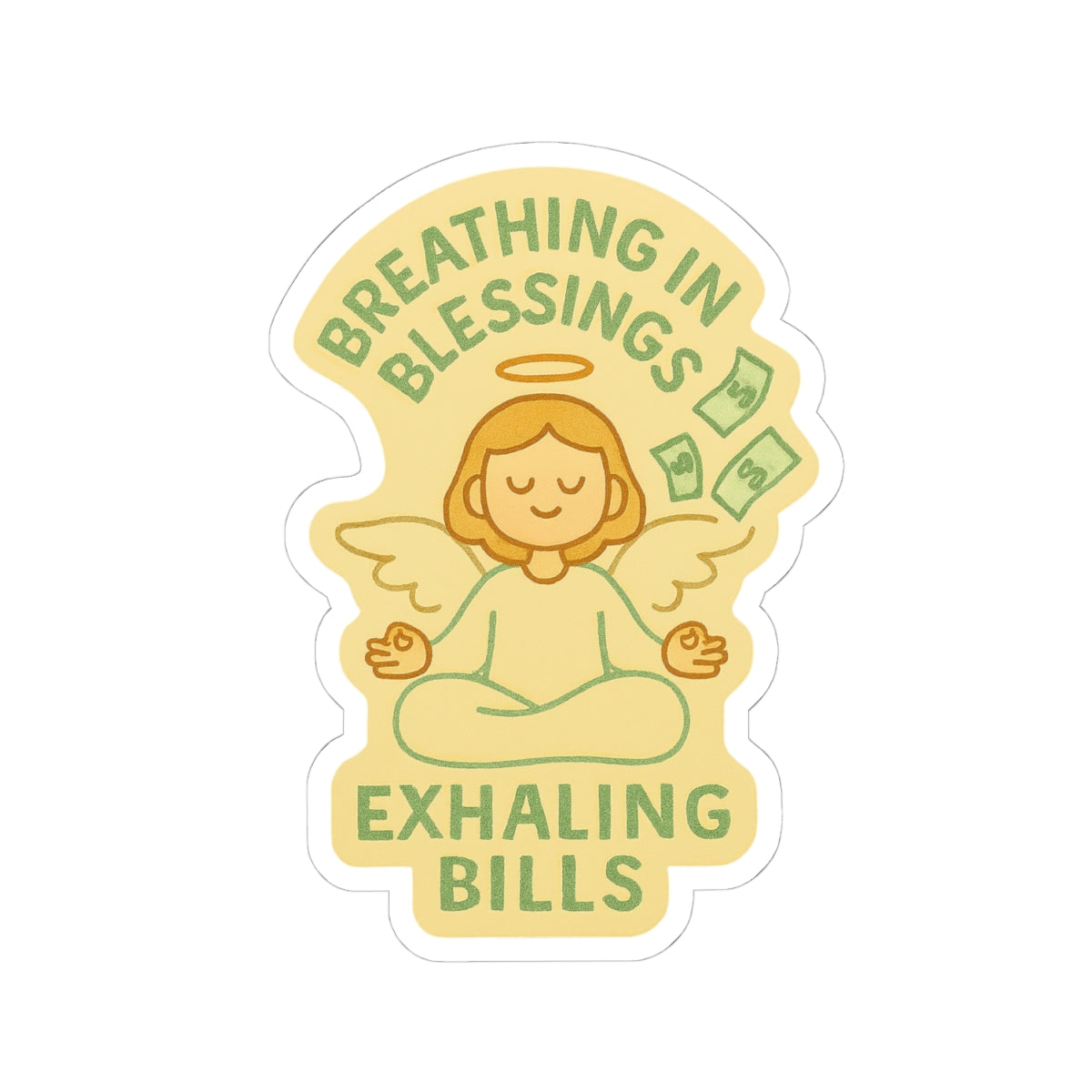 Whimsical Quotes Kiss-Cut Stickers for Positive Vibes