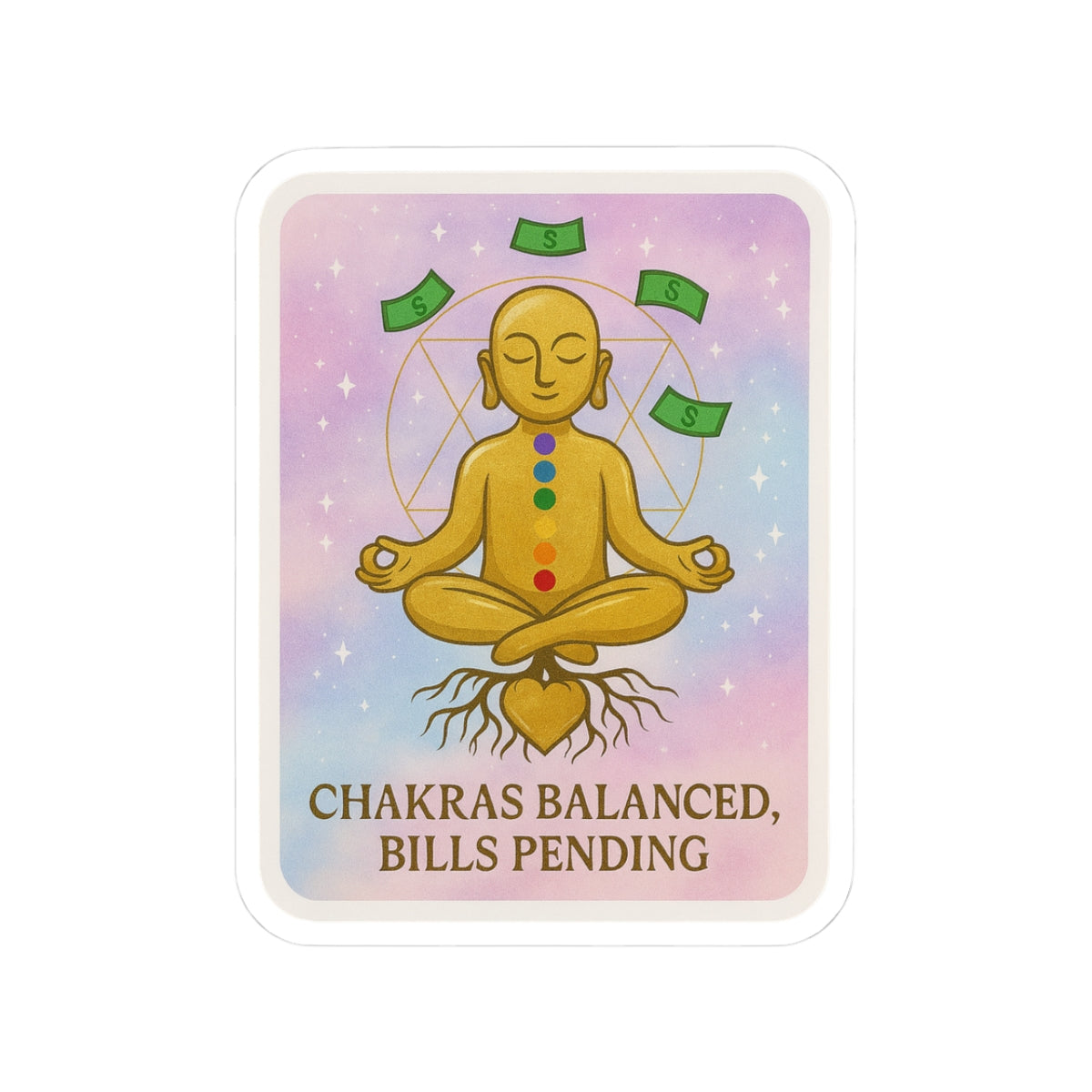 Still Growing Kiss-Cut Stickers - Inspirational Growth Decor