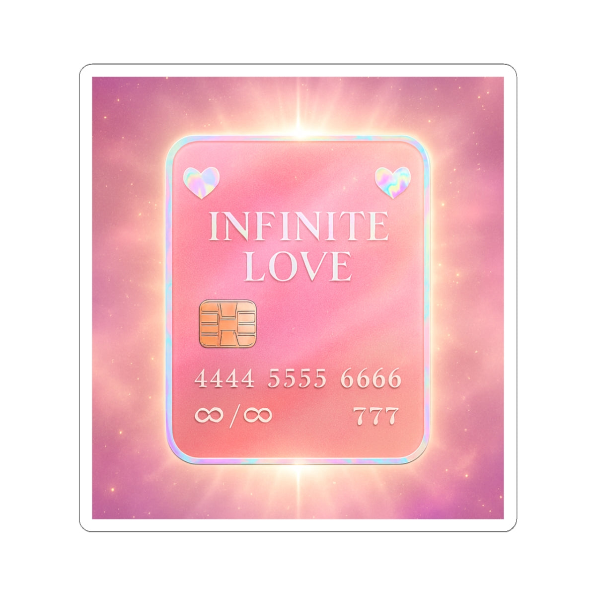 Infinite Love Kiss-Cut Stickers - Perfect for Romantic Gifts & Decor
