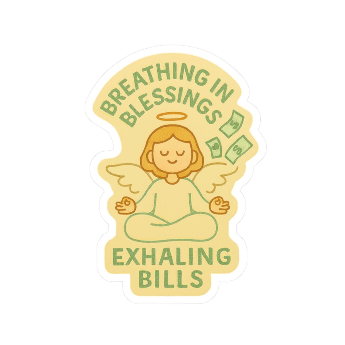 Whimsical Quotes Kiss-Cut Stickers for Positive Vibes