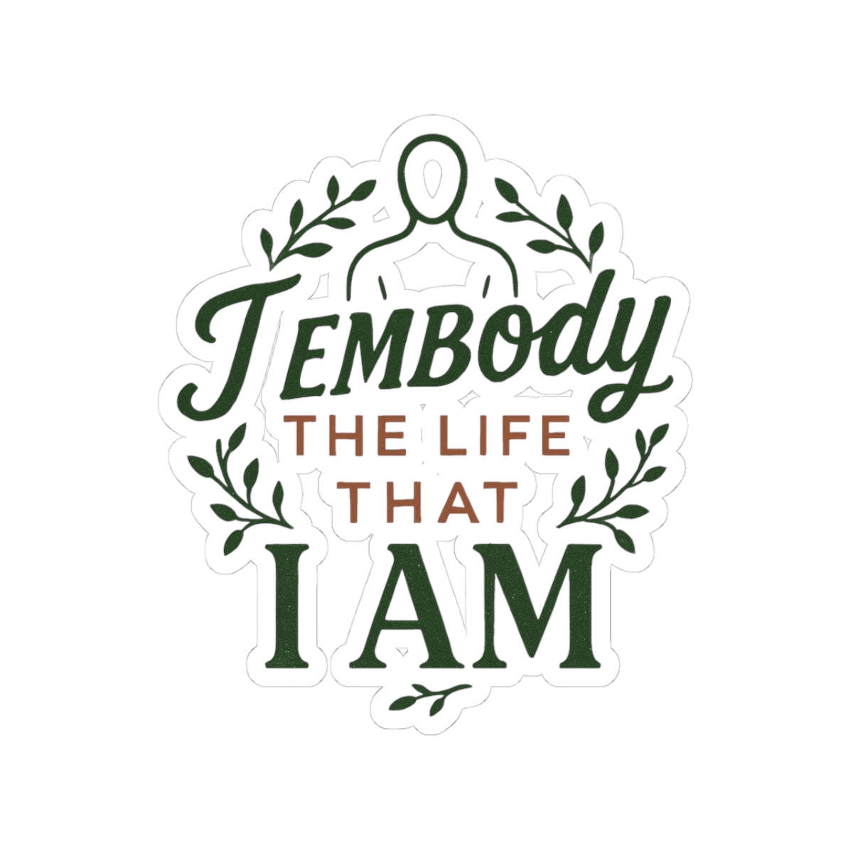 Empowering Kiss-Cut Stickers for Self-Love, Laptop Decor, Journal Accessories, Gift Ideas