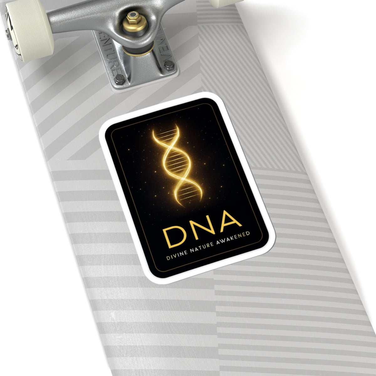 Divine Nature Awakened DNA Stickers - Inspirational Kiss-Cut Decals for Laptops & Journals