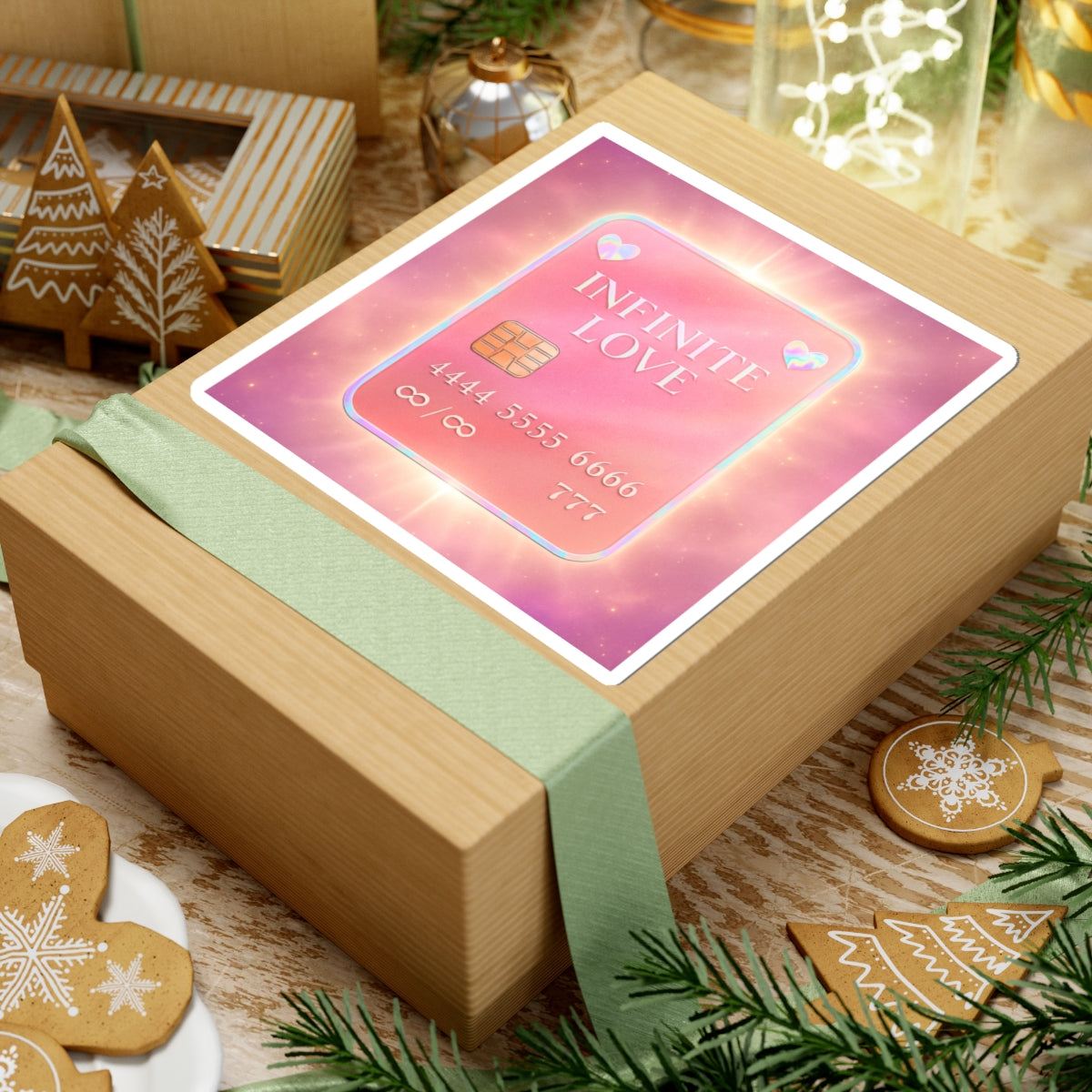 Infinite Love Kiss-Cut Stickers - Perfect for Romantic Gifts & Decor