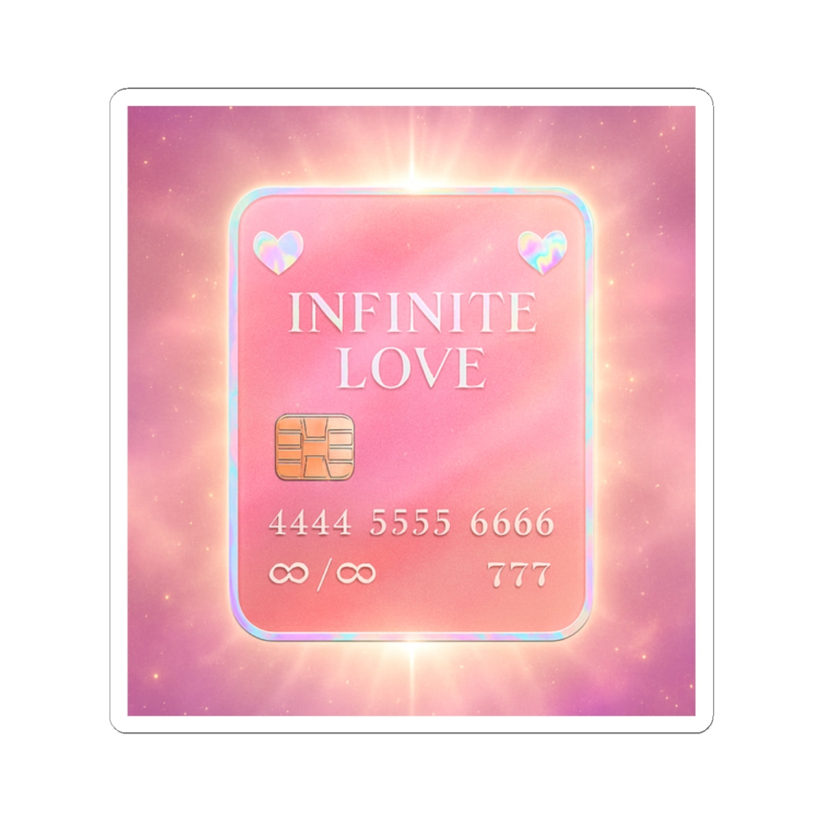 Infinite Love Kiss-Cut Stickers - Perfect for Romantic Gifts & Decor
